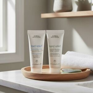 Aveda Hand Relief and Foot Relief Moisturizing Creme Set @ 1.4 fl oz